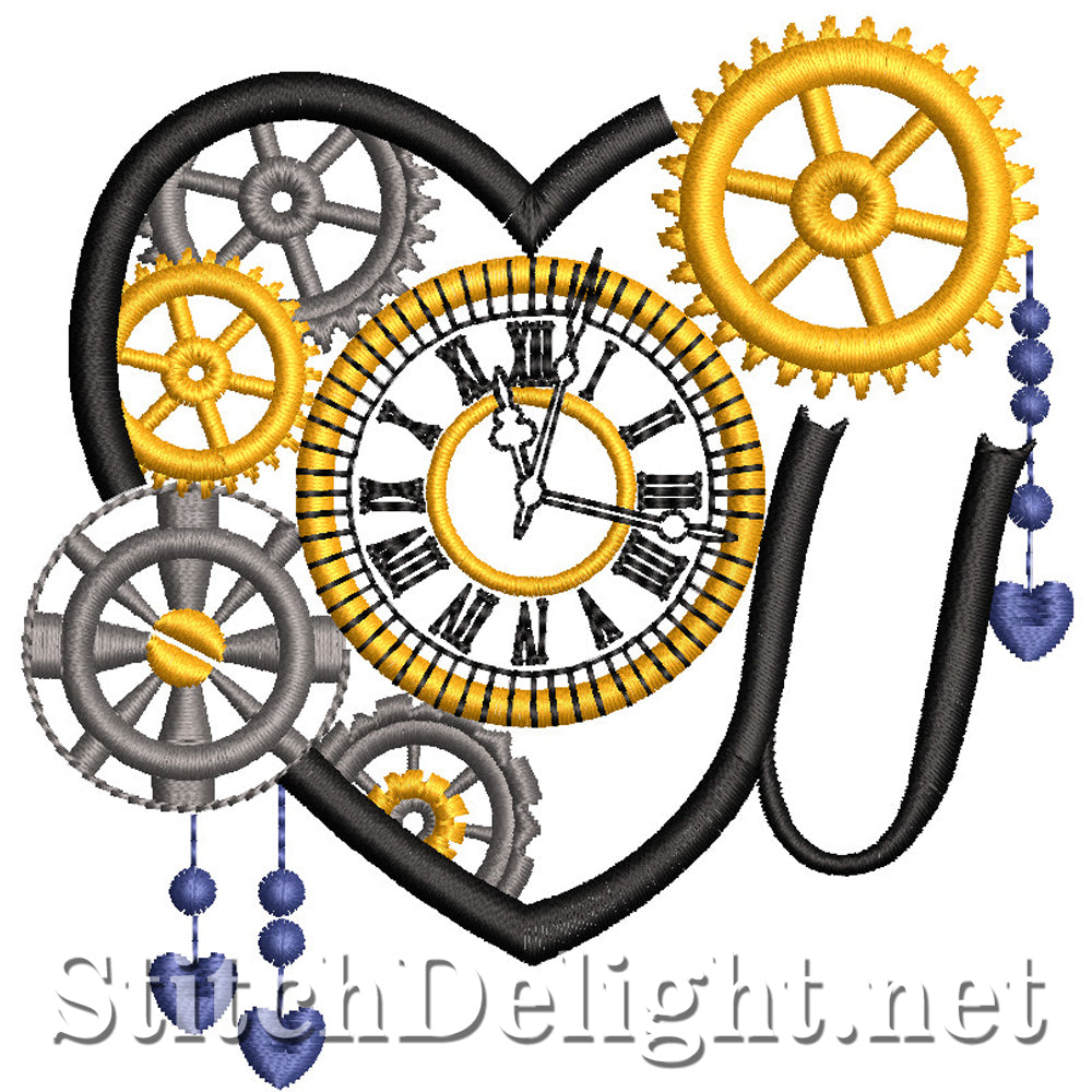 SDS1561 Steampunk Alpha Font U