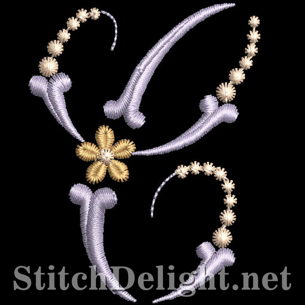 SDS0790 Dainty Floral Font