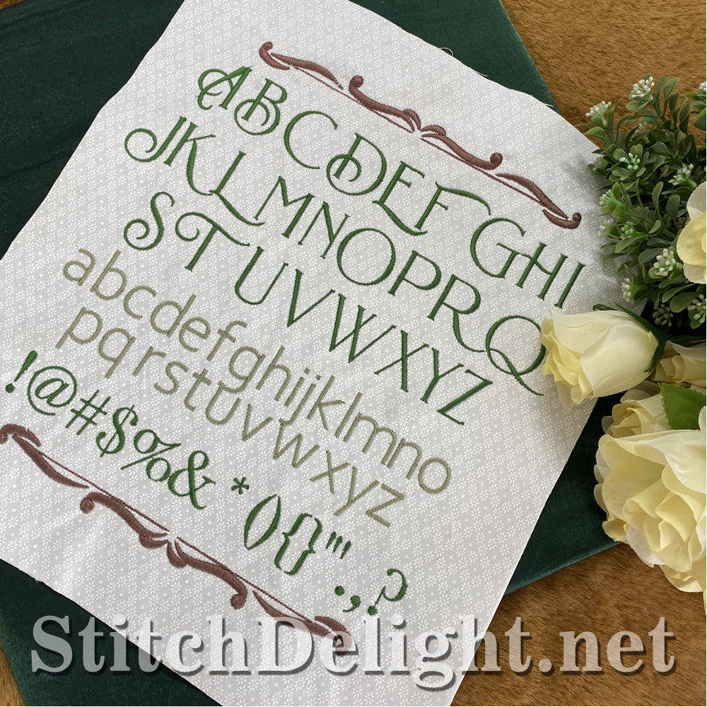 HOE0081 Elegant Swirl Font