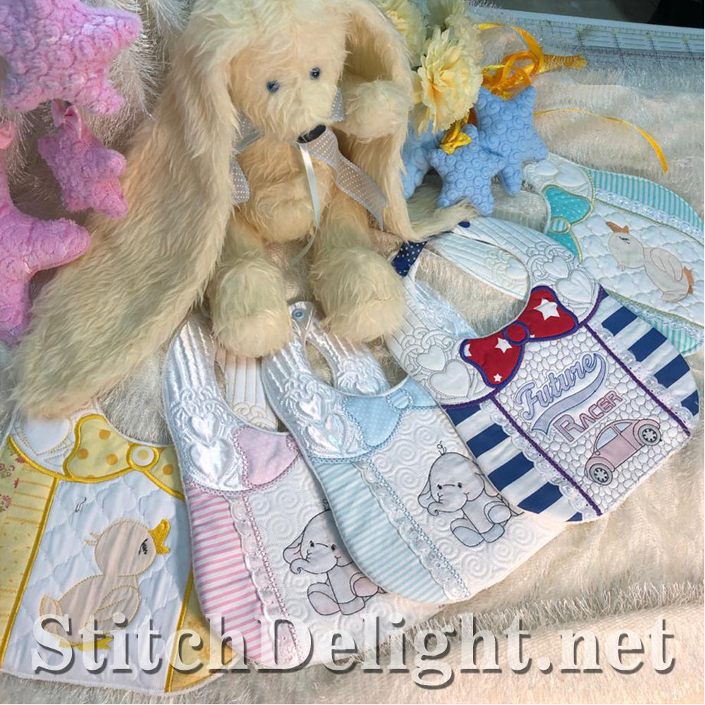 SDS1457 Quilted Baby Bibs 2