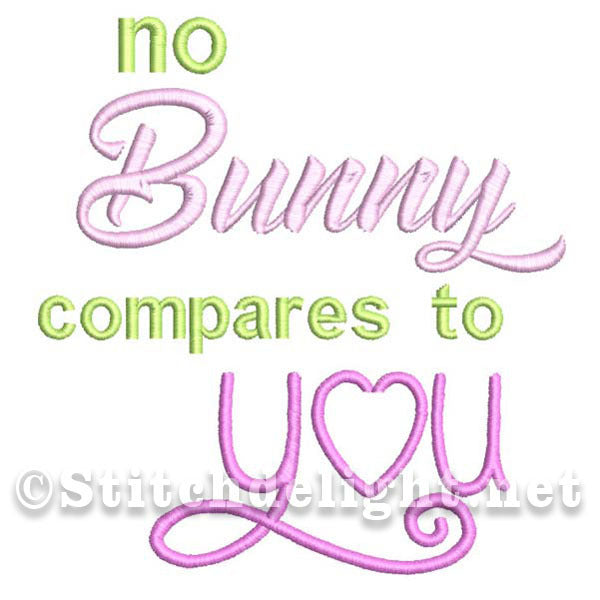 SD1406 No Bunny Compares