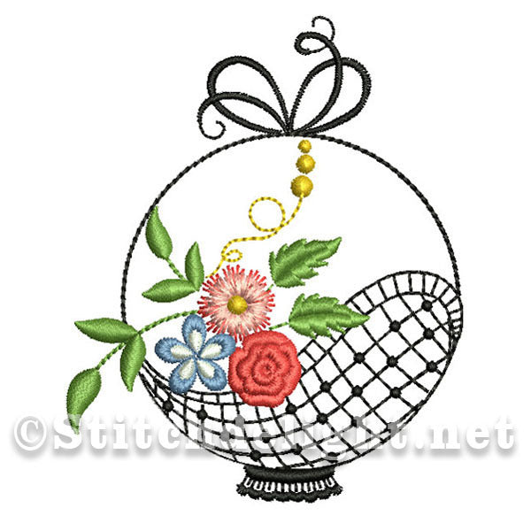 SDS0585 Panier de fleurs