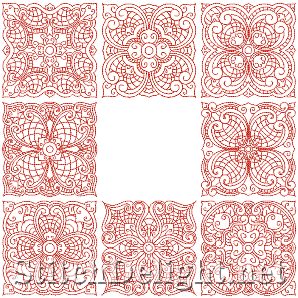 SD0641 Scroll Quiltblocks