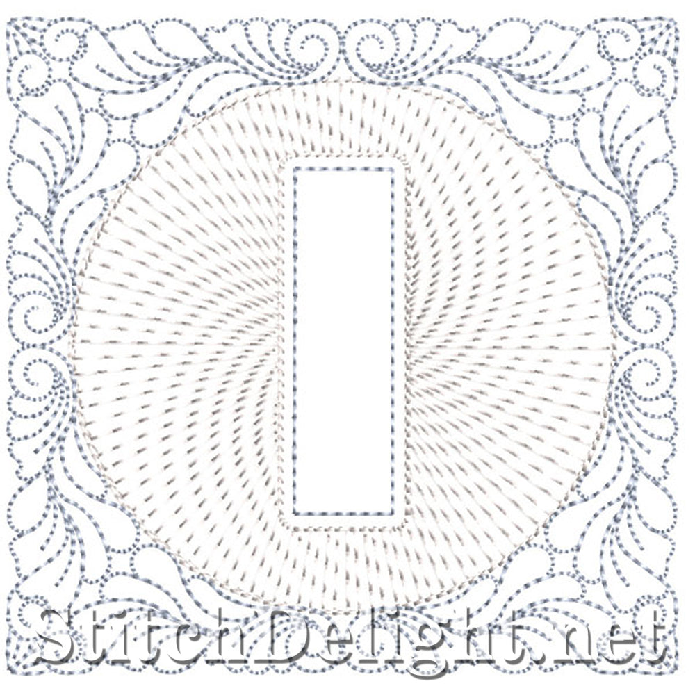 SDS1185 Quilters Block Font I