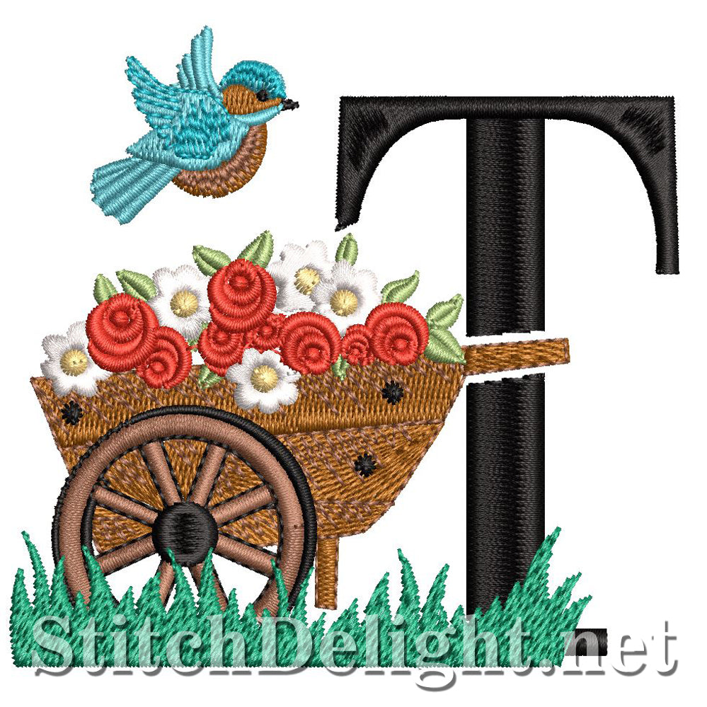 SDS1748 Spring Garden Font T