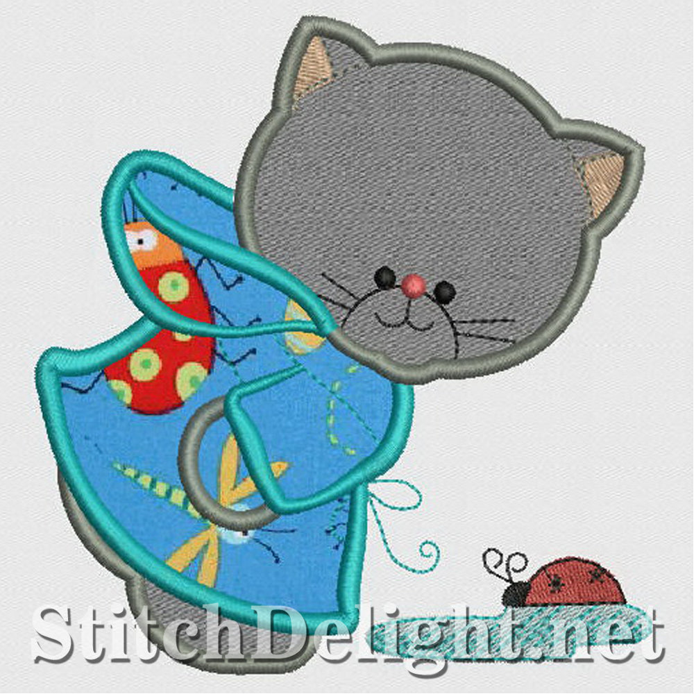 SD1206 Applique Kitty