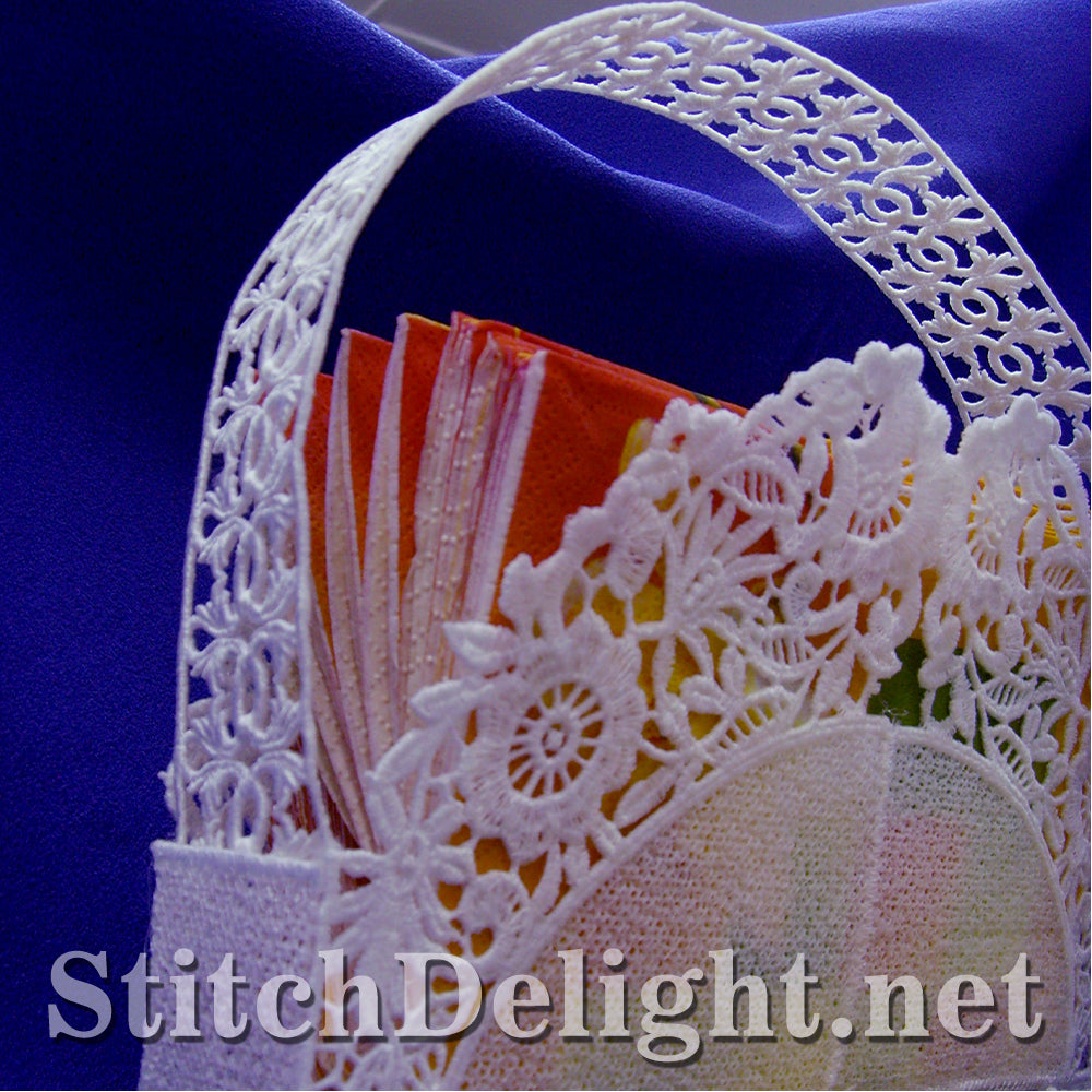 SD0588 Lace Serviette Basket
