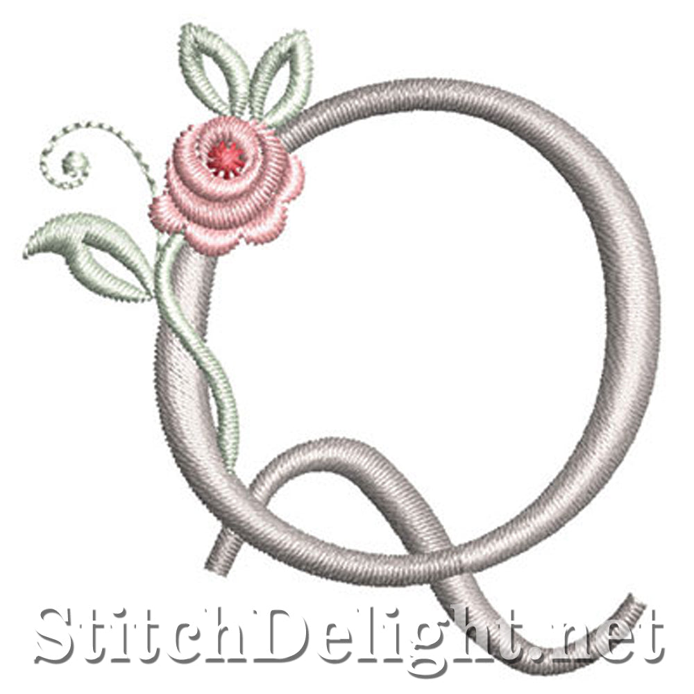 SDS1227 Antique Rose Font Q