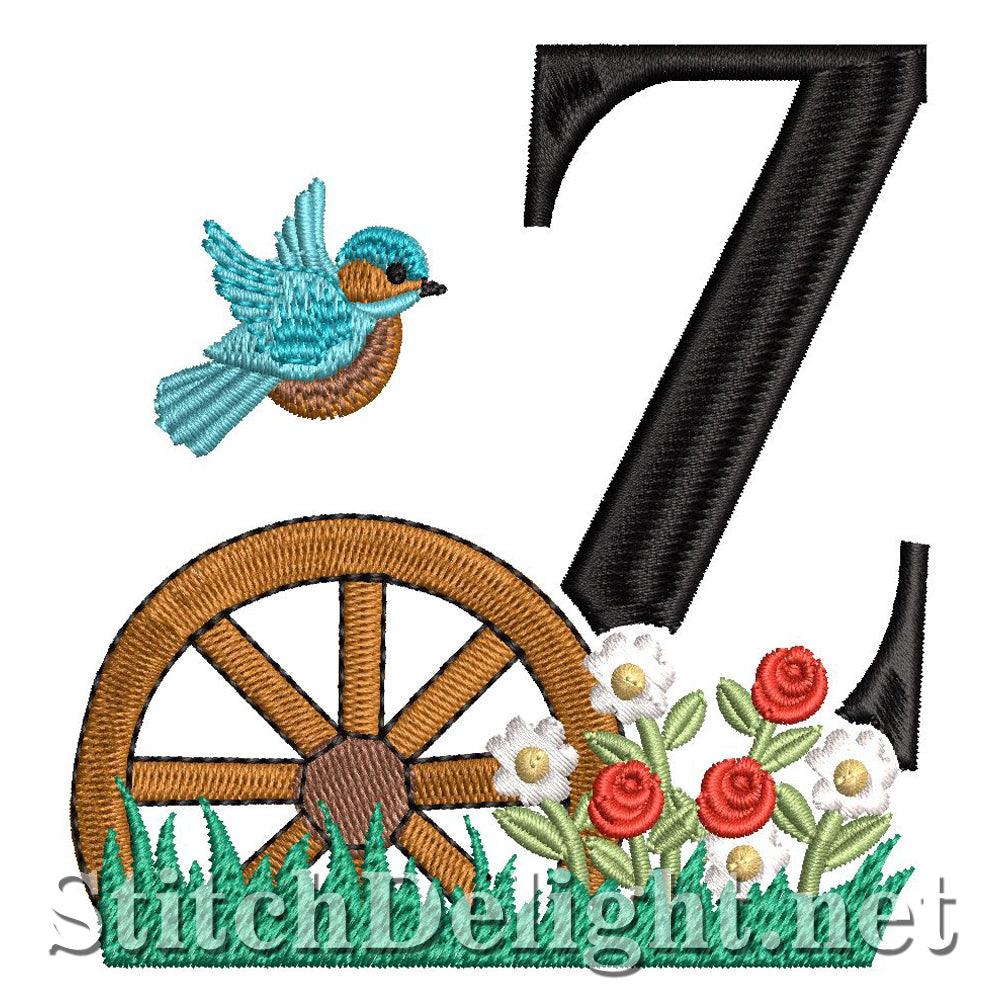 SDS1748 Spring Garden Font Z