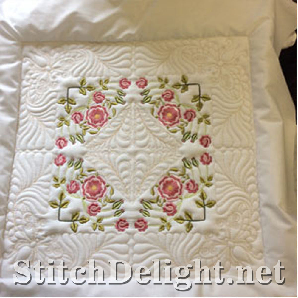 SDS0713 Ensemble de blocs de courtepointe Tudor Rose 3