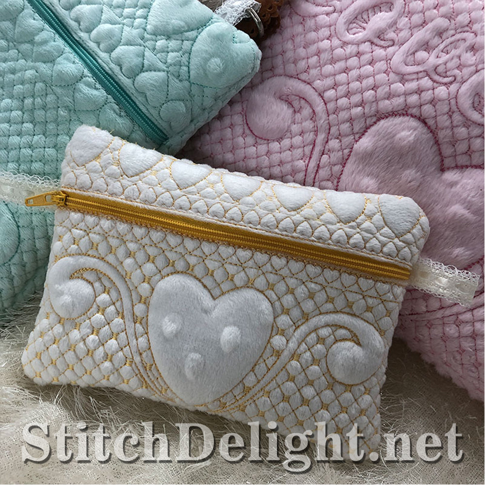 SDS1508 ITH Quilted Zipper Bags 3