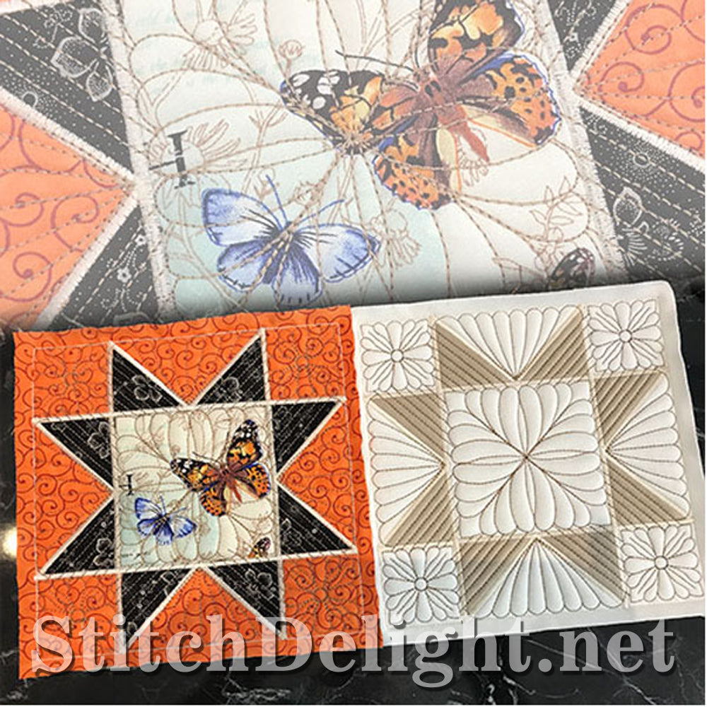 SDS1196 Patchwork Star ITH 1