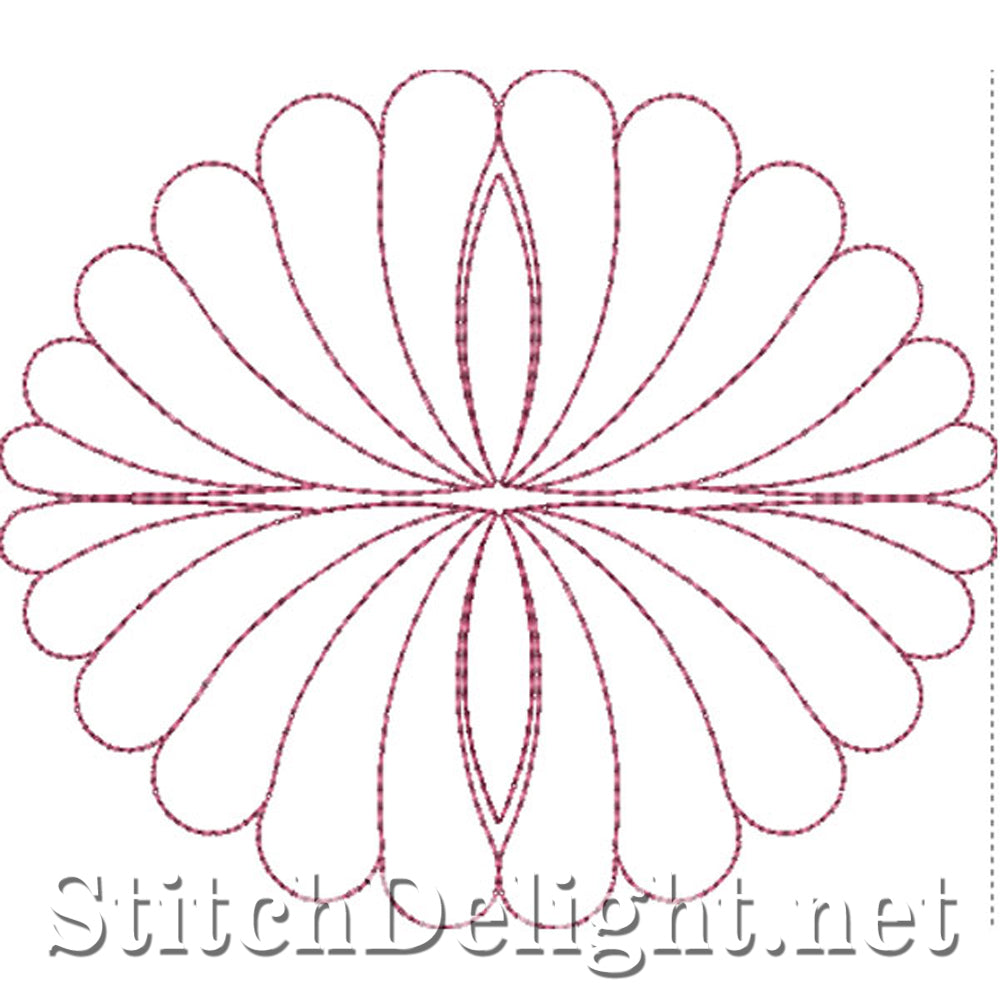 SDS0734 Feather Quilt Patterns