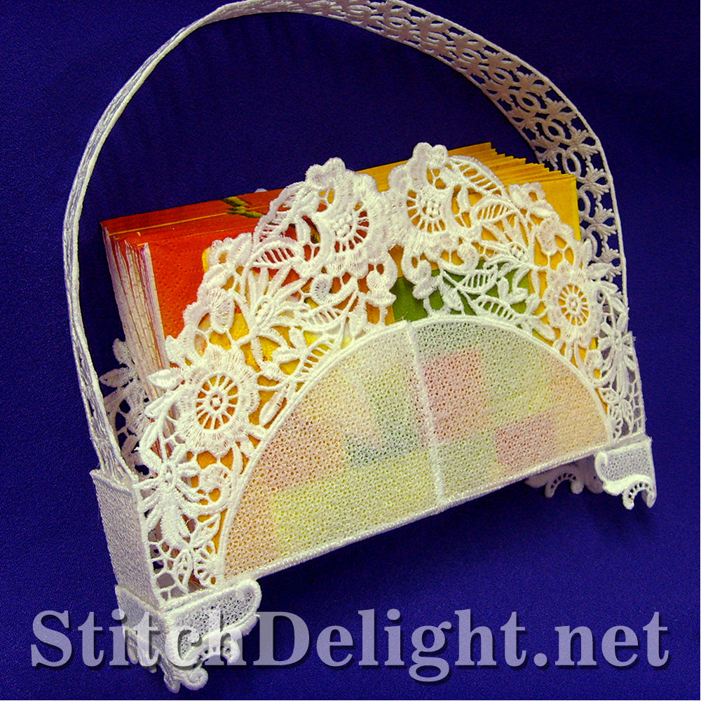 SD0588 Lace Serviette Basket