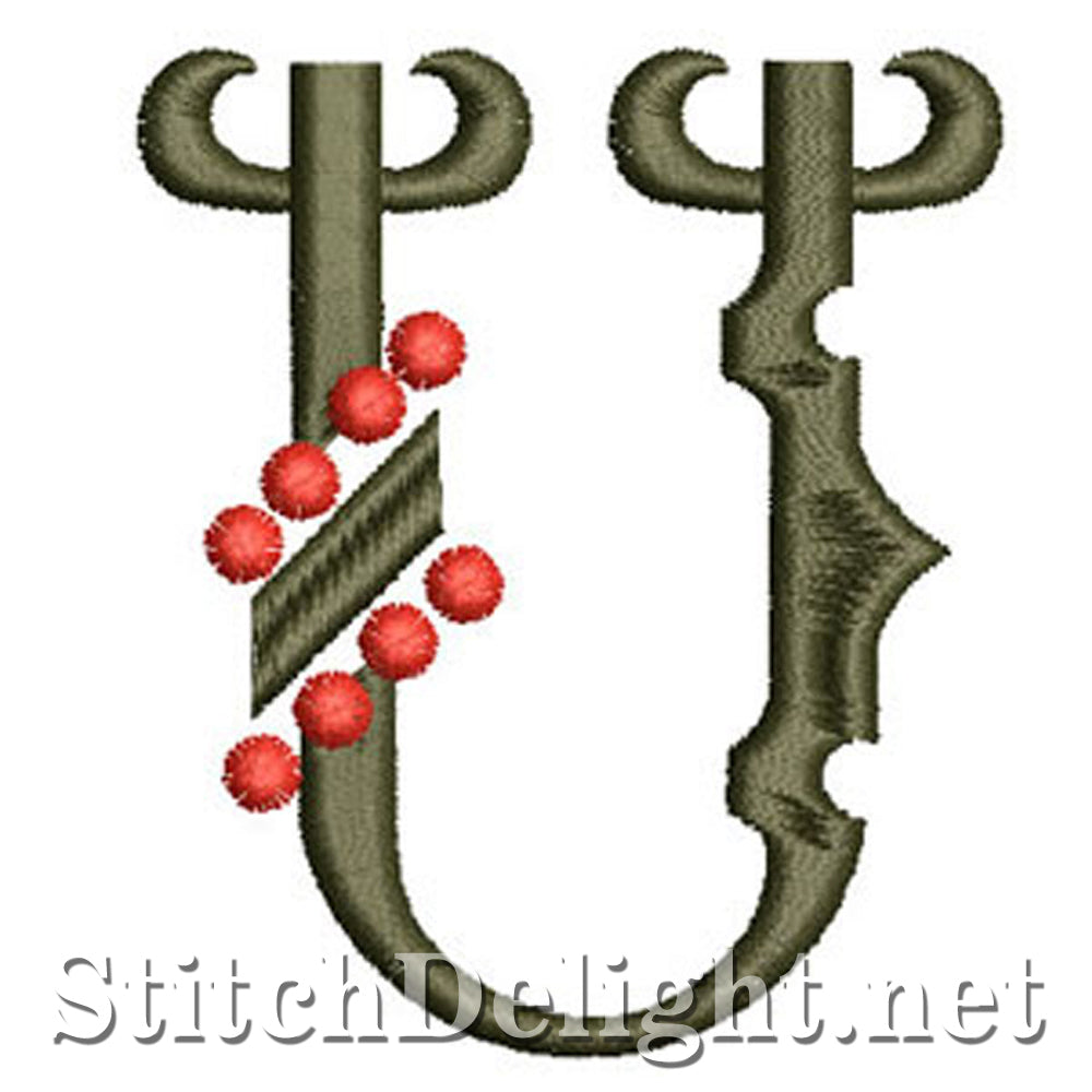 SDS1173 Vaderdag Lettertype U