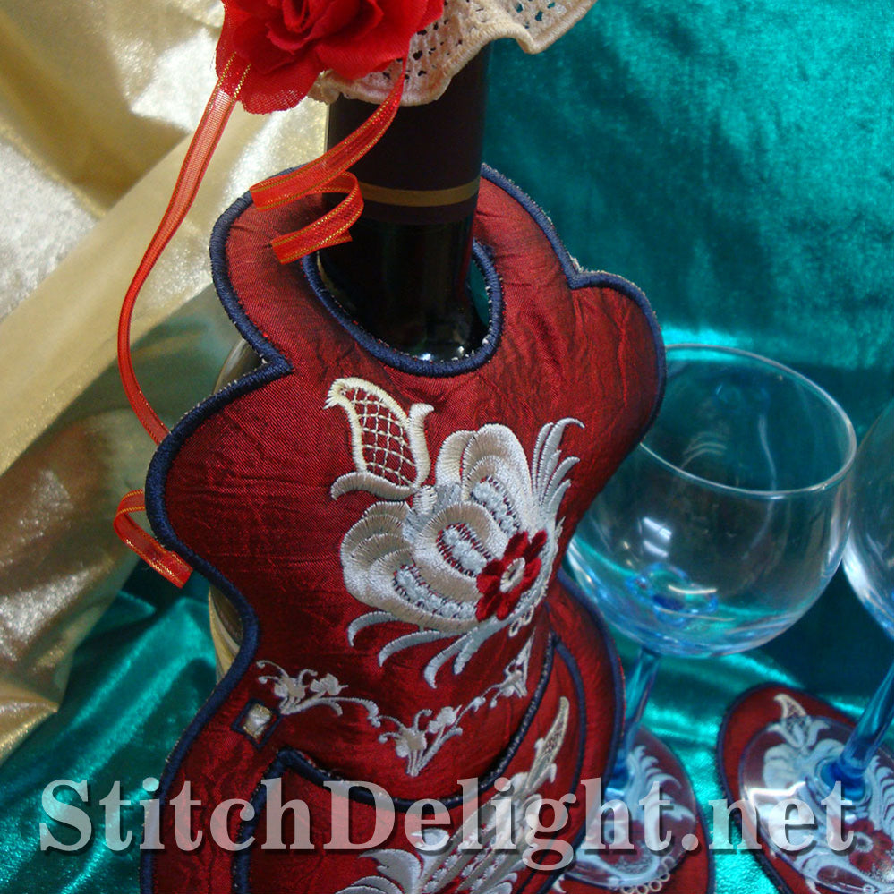 SD0902 Botanical Bottle Apron