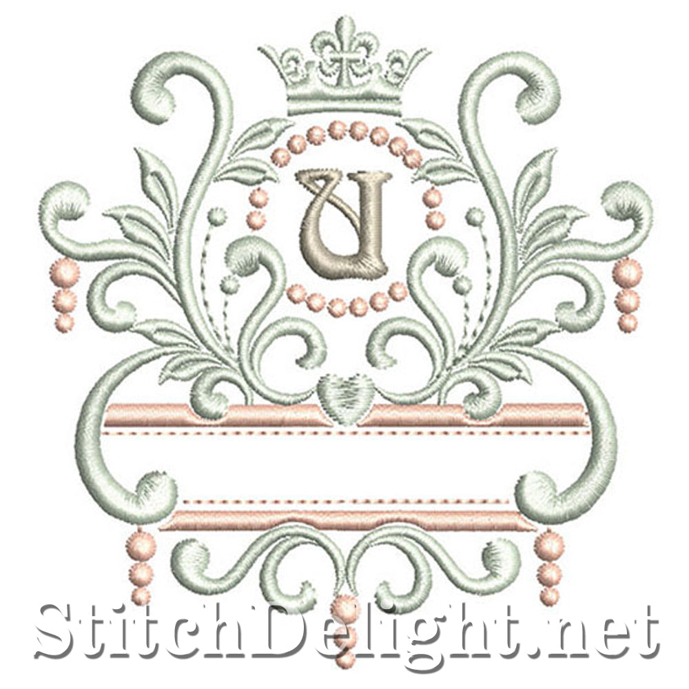 SDS1193 Elegant Royal Lettertype U