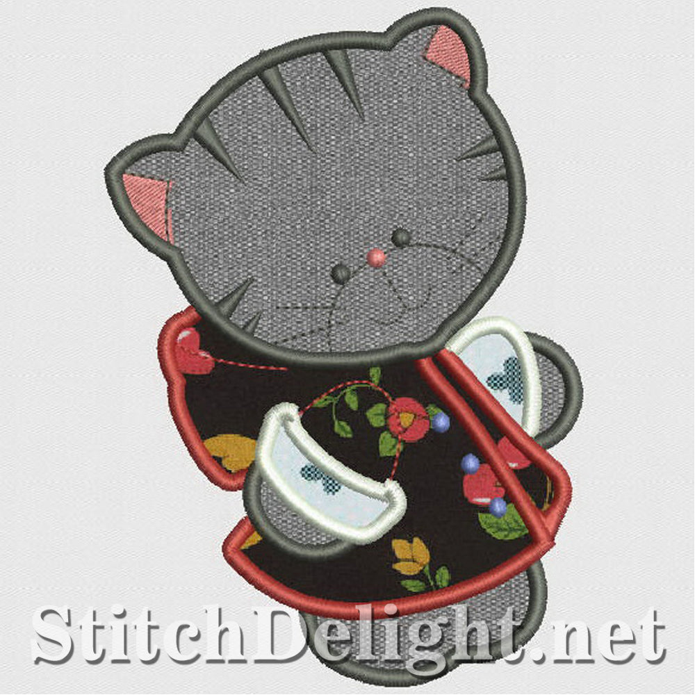 SD1206 Applique Kitty