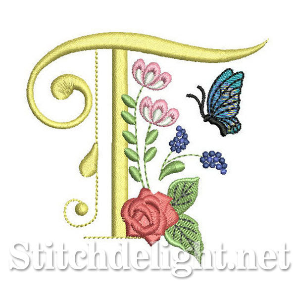 SDS0294 Deco Floral Font