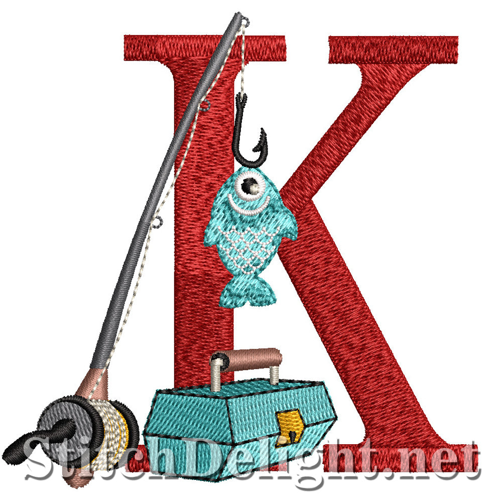 SDS1527 Lets go Fish Font K
