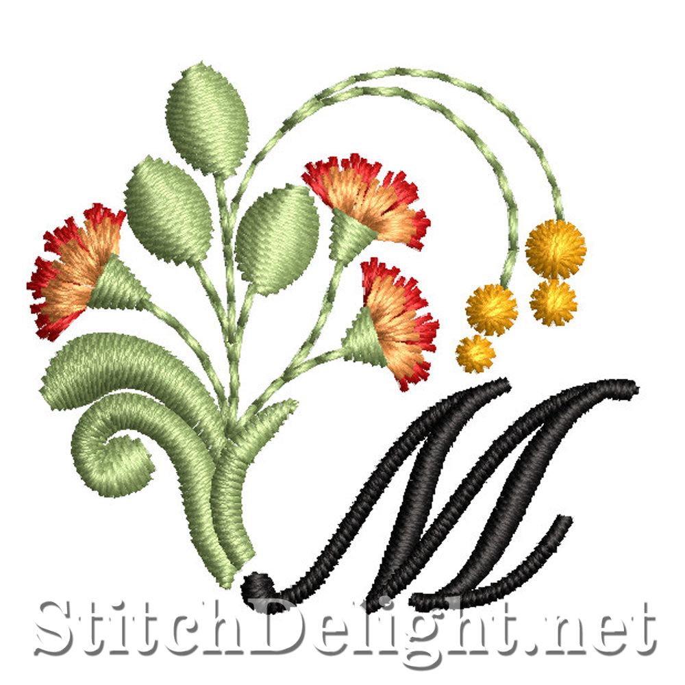 SDS1749 Flamboyant Font M