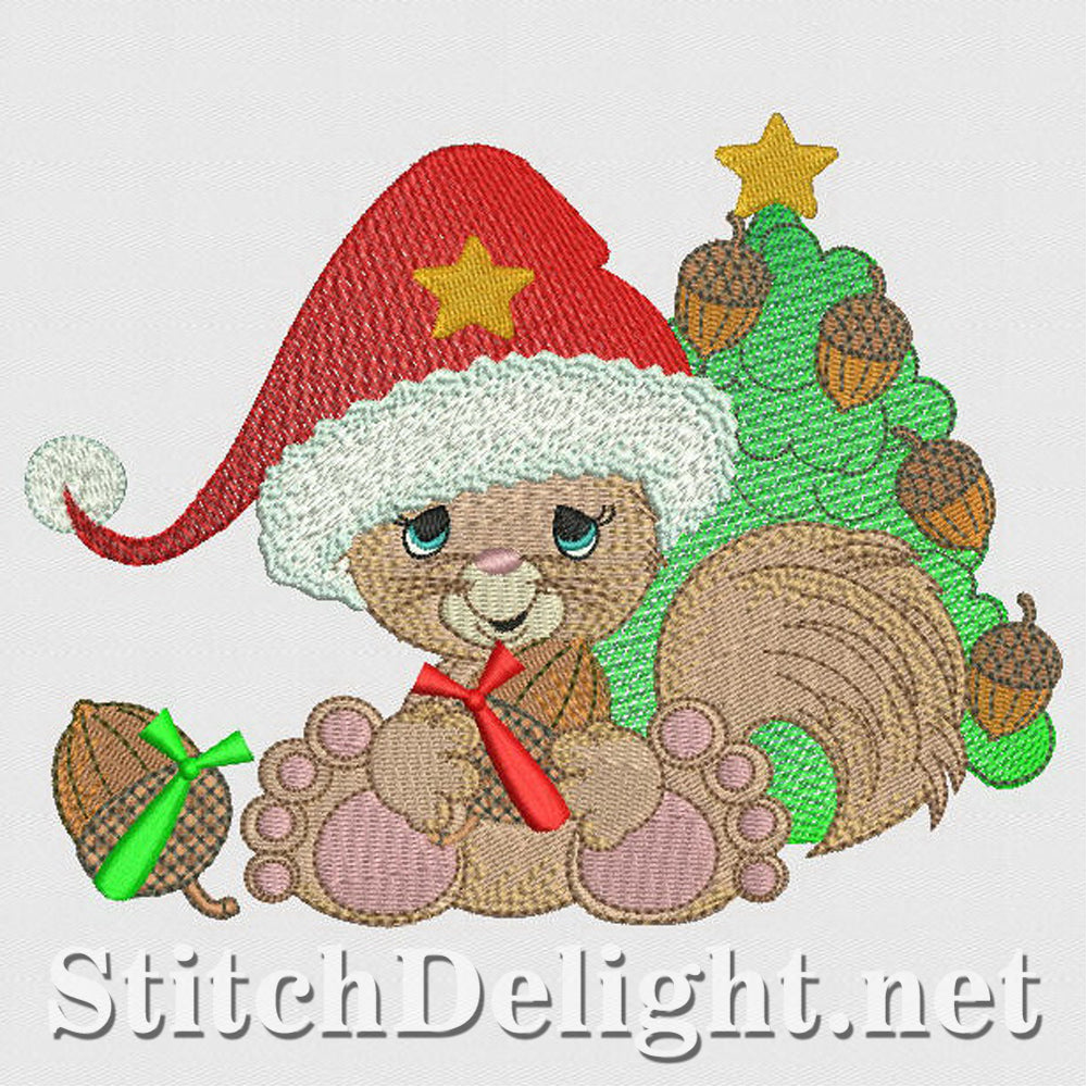 SD1193 Chrismas squirrel 1