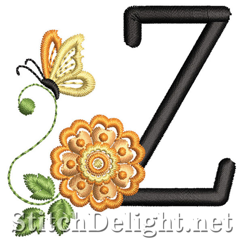 SDS1236 Sunset Bloom Font Z