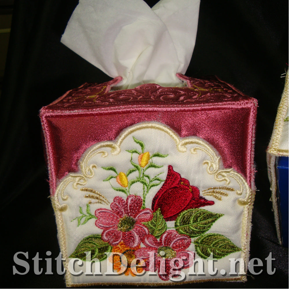 SD1131 Victoriana Square Tissue Box Cover
