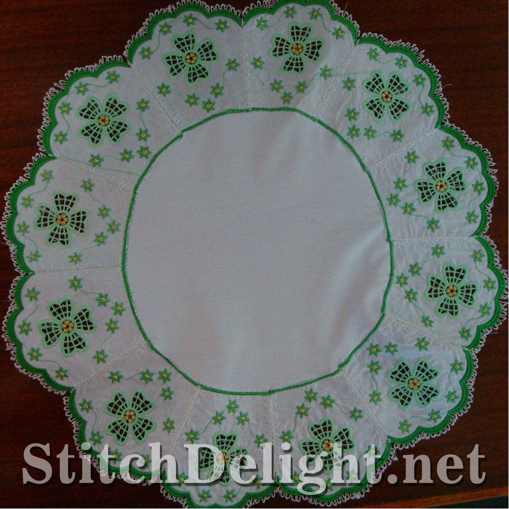 SD0880 Cutwork Spring Doily