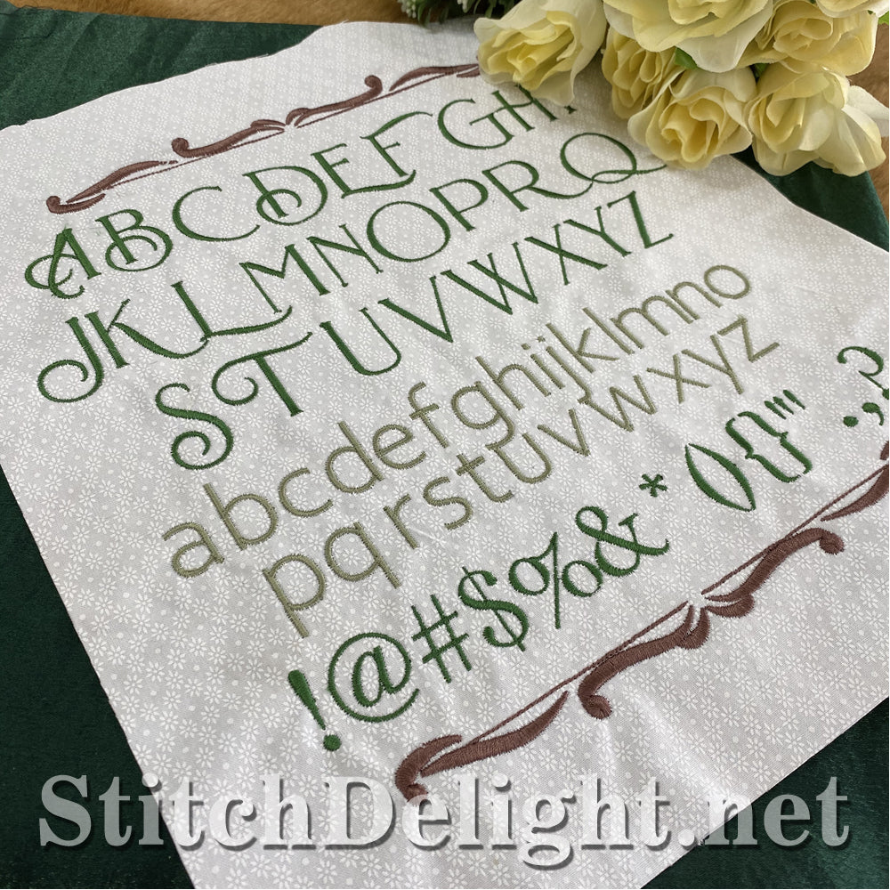 HOE0081 Elegant Swirl Font