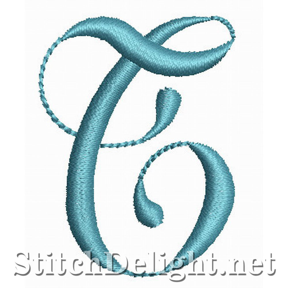 SDS0792 Ribbon Font T