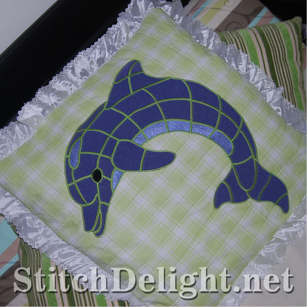 SD0899 Dolphin Mosaic