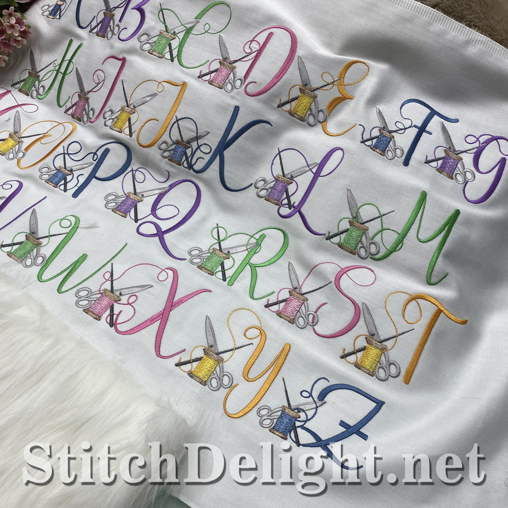 SDS1773 Stitch Delight Font