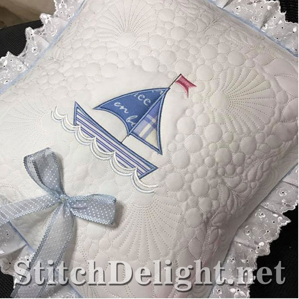 SDS1145 Sailboat Quilt Pillow Project