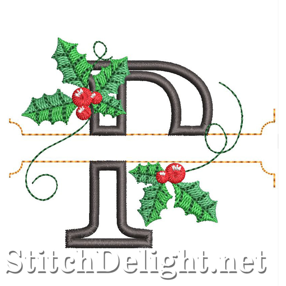 HOE0037 Festive Holly Font P
