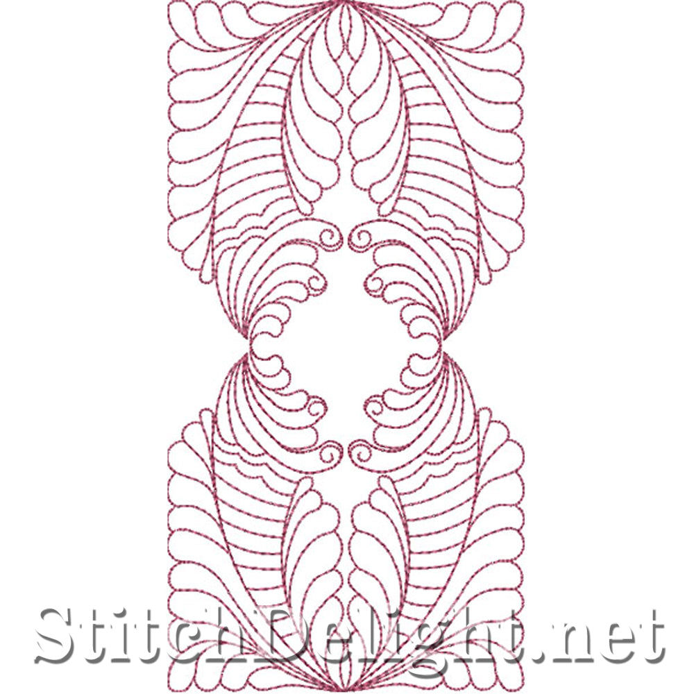 SDS0734 Feather Quilt Patterns
