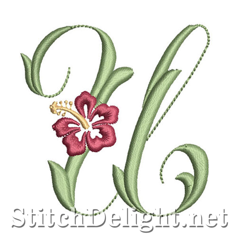 SDS1143 Hibiscus-lettertype U