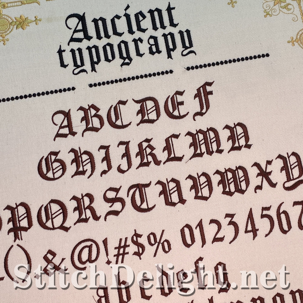 HOE0094 Typographie ancienne