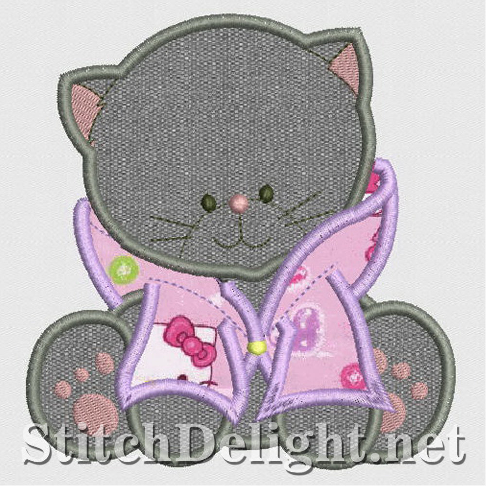 SD1206 Applique Kitty