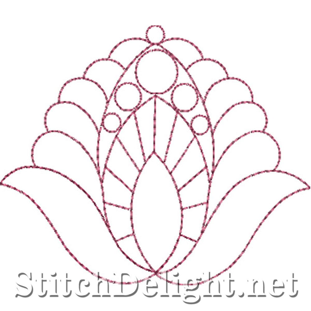 SDS0734 Feather Quilt Patterns