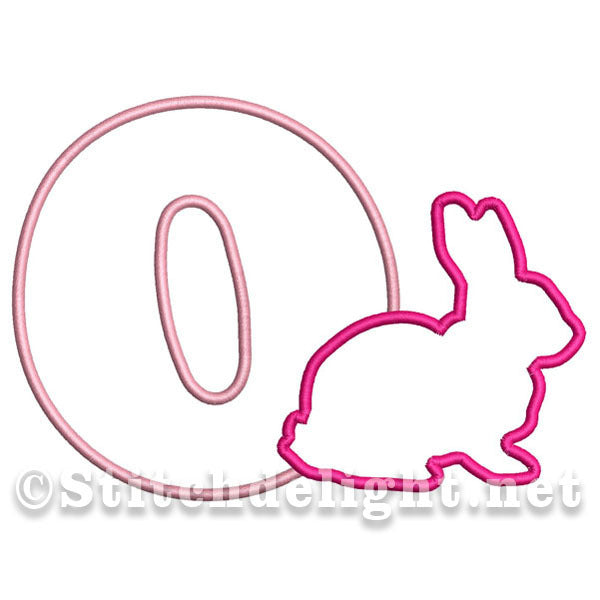 SDS0502 Applique Bunny Numbers