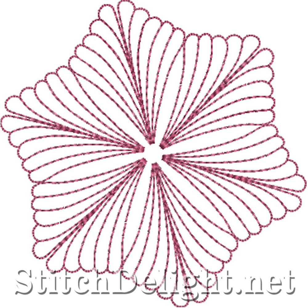 SDS0734 Feather Quilt Patterns