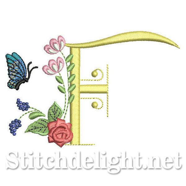 SDS0294 Deco Floral Font