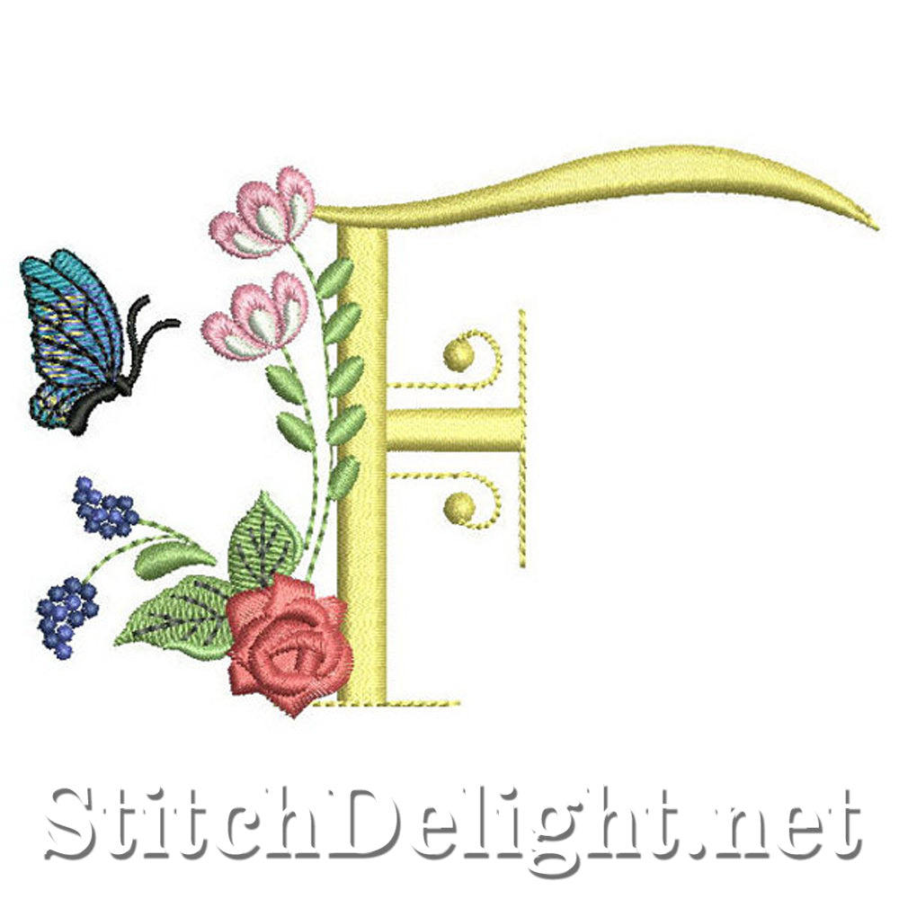 SDS0300 Deco Floral Font F