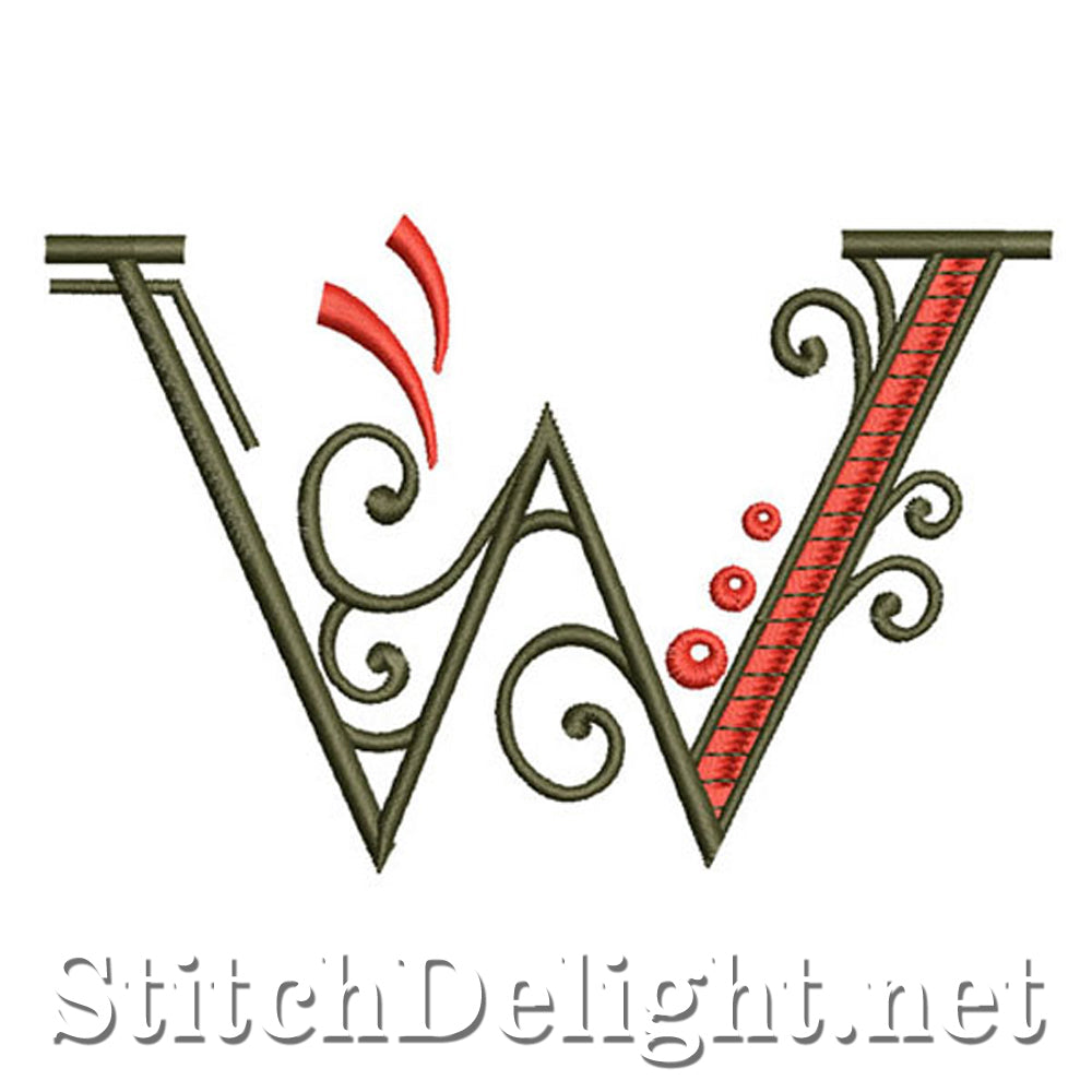 SDS1128 Fancy Deco Font W