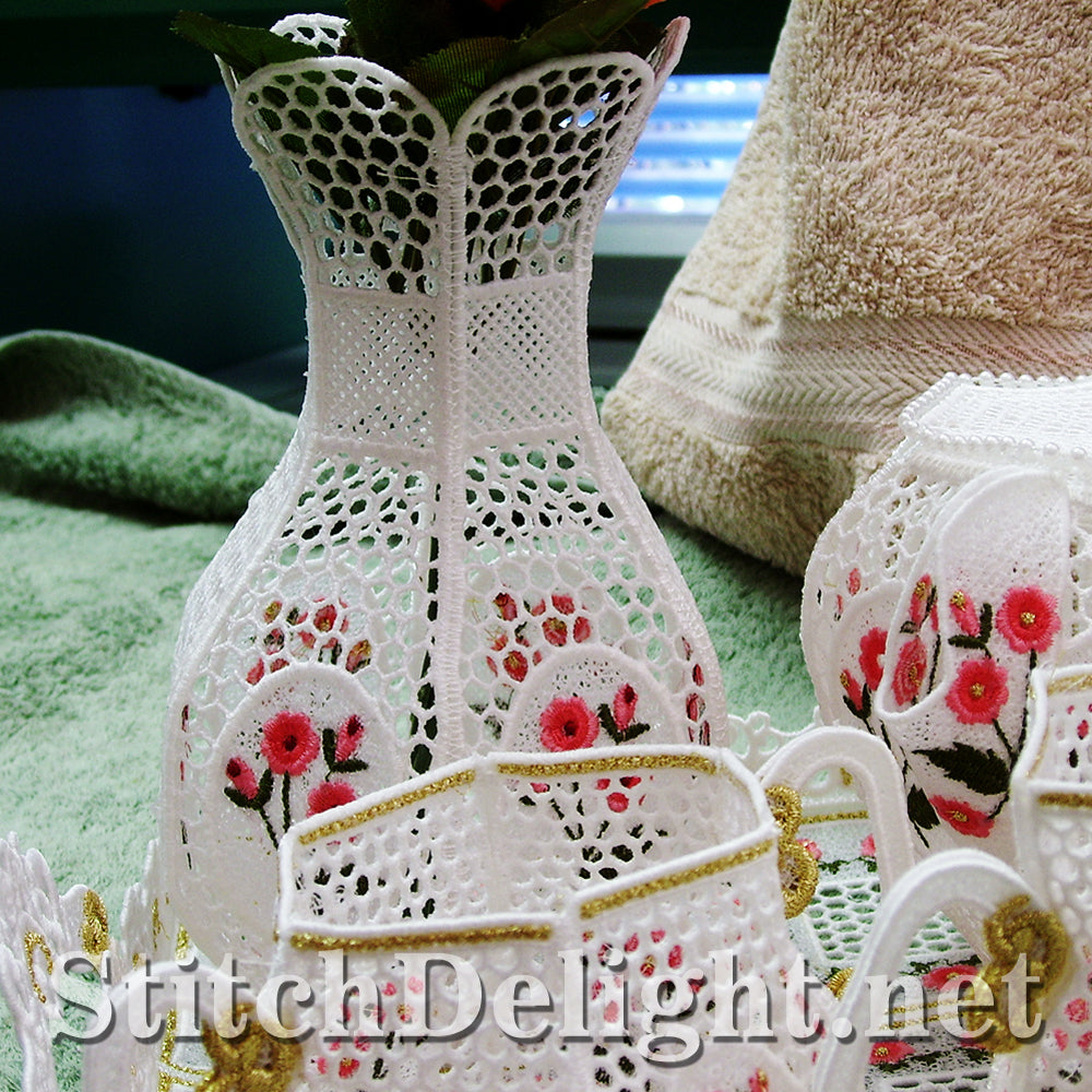 SD0495 FSL Rose Tea Set