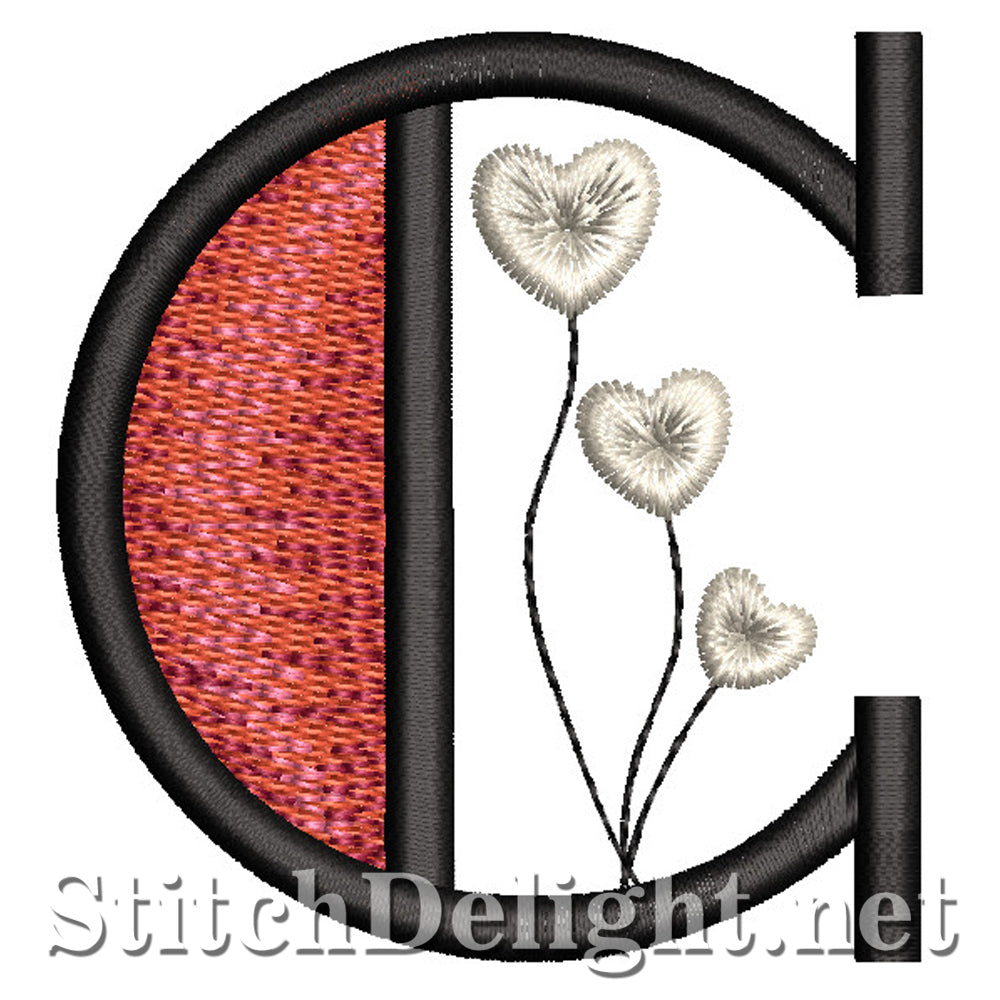 SDS1560 Loving Hearts Font C