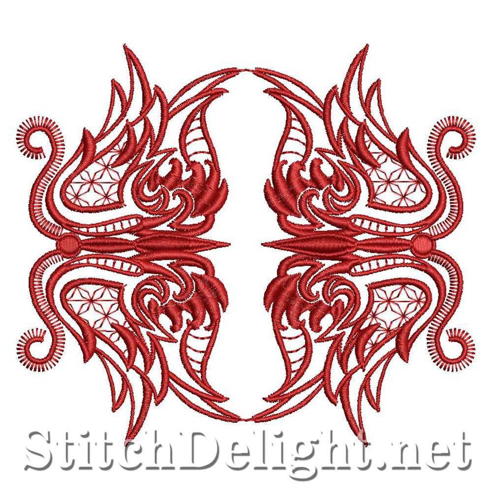 AE050 Winged Decor 5x7