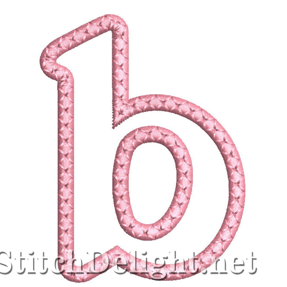 SDS1450 Applique Small Letter font B