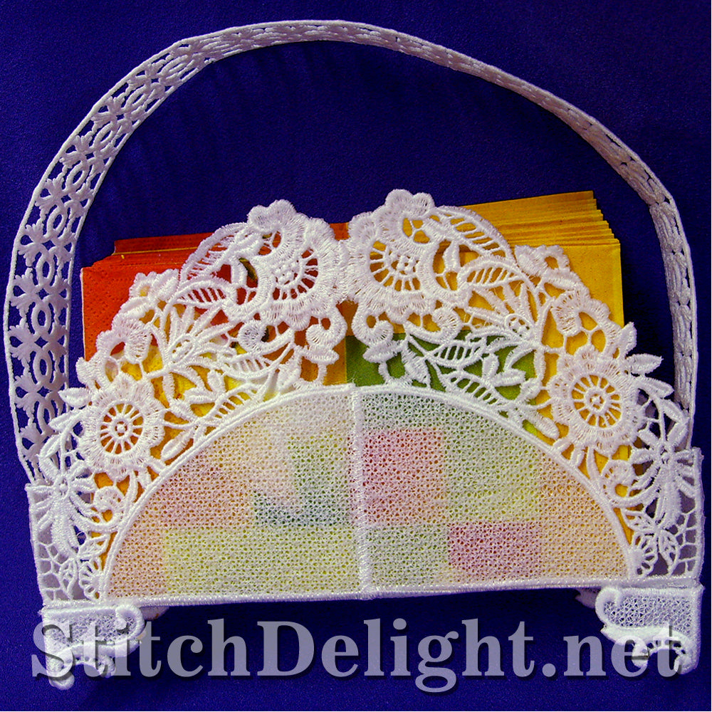 SD0588 Lace Serviette Basket